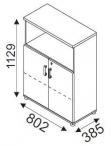 Szafka Echo EC34 - wymiary
