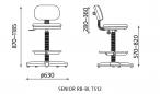 Krzesło Senior gts ts02 Ring Base