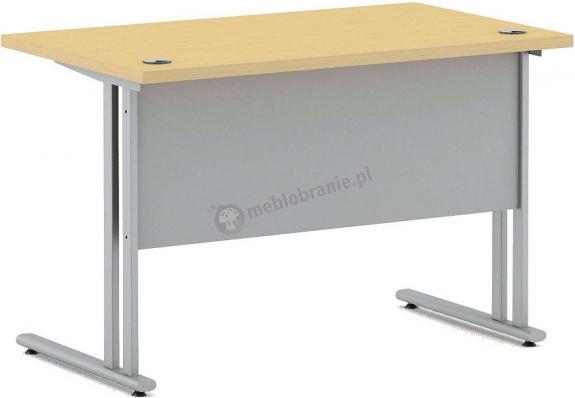 Małe biurko na metalowym stelażu Svenbox Invest VBM071