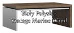 biały połysk + vintage marina wood