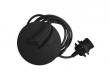 Rossette E27-15W LED czarny 2,1m